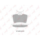 Колодки тормозные дисковые задний для CITROEN BERLINGO(B9) / PEUGEOT 308, PARTNER <b>LYNXauto BD-6113</b>