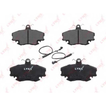 Колодки тормозные дисковые передний для RENAULT 19, CLIO, LOGAN, MEGANE, RAPID, SANDERO/STEPWAY, THALIA, TWINGO <b>LYNXauto BD-6301</b>-1