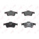Колодки тормозные дисковые задний для NISSAN PRIMERA / RENAULT ESPACE, LAGUNA, MEGANE, VEL SATIS / SAAB 9-3 / VOLVO C30, C70, S40, V50 <b>LYNXauto BD-6302</b>