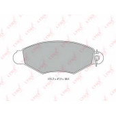 Колодки тормозные дисковые передний для CITROEN XSARA(N0,N1,N2) / RENAULT KANGOO Express(FC0/1#), KANGOO(KC0/1#) <b>LYNXauto BD-6309</b>