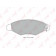 Колодки тормозные дисковые передний для CITROEN XSARA(N0,N1,N2) / RENAULT KANGOO Express(FC0/1#), KANGOO(KC0/1#) <b>LYNXauto BD-6309</b>