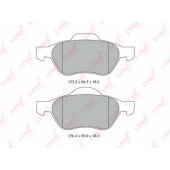 Колодки тормозные дисковые передний для RENAULT CLIO(BR0/1, CR0/1), GRAND(JM0/1#), MEGANE(BM0/1#, CM0/1#, EM0/1#, KM0/1#, LM0/1#), SCENIC(JM0/1#) <b>LYNXauto BD-6315</b>