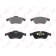Колодки тормозные дисковые передний для RENAULT FLUENCE(L30#), GRAND(JZ0/1#), MEGANE(BZ0#, DZ0/1#, EZ0/1#, KZ0/1), SCENIC(JZ0/1#) <b>LYNXauto BD-6317</b>