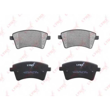 Колодки тормозные дисковые передний для MERCEDES CITAN Mixto(415), CITAN(415) / RENAULT KANGOO Express(FW0/1#), KANGOO(KW0/1#) <b>LYNXauto BD-6318</b>-1