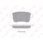Колодки тормозные дисковые задний для MERCEDES CITAN Mixto(415), CITAN(415) / RENAULT KANGOO Express(FW0/1#), KANGOO(KC0/1#,KW0/1#) <b>LYNXauto BD-6319</b>