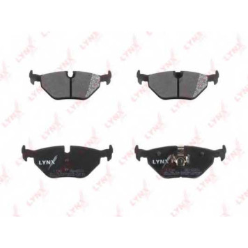 Колодки тормозные дисковые задний для BMW 3(E36,E46), Z4(E85,E86) / SAAB 9-5(YS3E) <b>LYNXauto BD-6501</b>-1