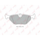 Колодки тормозные дисковые задний для BMW 3(E36,E46), Z4(E85,E86) / SAAB 9-5(YS3E) <b>LYNXauto BD-6501</b>