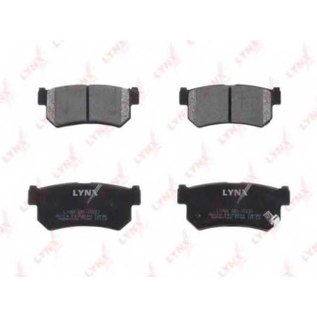 Колодки тормозные дисковые задний для DAEWOO KORANDO(KJ), MUSSO(FJ) / SSANGYONG KORANDO(KJ), MUSSO SPORTS, MUSSO(FJ) <b>LYNXauto BD-7000</b>-1