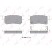 Колодки тормозные дисковые задний для DAEWOO KORANDO(KJ), MUSSO(FJ) / SSANGYONG KORANDO(KJ), MUSSO SPORTS, MUSSO(FJ) <b>LYNXauto BD-7000</b>