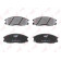 Колодки тормозные дисковые передний для HYUNDAI SANTA FE(SM), TERRACAN(HP), XG(XG) / KIA CARNIVAL(GQ) / SSANGYONG ACTYON SPORTS(QJ), ACTYON, KYRON <b>LYNXauto BD-7003</b>