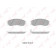 Колодки тормозные дисковые передний для HYUNDAI SANTA FE(SM), TERRACAN(HP), XG(XG) / KIA CARNIVAL(GQ) / SSANGYONG ACTYON SPORTS(QJ), ACTYON, KYRON <b>LYNXauto BD-7003</b>