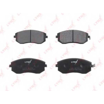 Колодки тормозные дисковые передний для SUBARU FORESTER(SF, SG, SH), IMPREZA(G3, GD, GG, GH, GR), LEGACY(B13#, BE, BH, BL, BM, BP, BR), OUTBACK(BL, BM, BP, BR) <b>LYNXauto BD-7101</b>-1