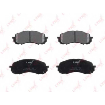 Колодки тормозные дисковые передний для SUBARU LEGACY(BE,BH) <b>LYNXauto BD-7102</b>-1