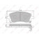 Колодки тормозные дисковые передний для SUBARU FORESTER, IMPREZA, LEGACY OUTBACK, LEGACY, OUTBACK <b>LYNXauto BD-7104</b>