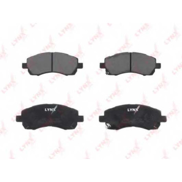 Колодки тормозные дисковые передний для SUBARU IMPREZA(GC,GF,GFC), LEGACY(BD,BE,BG,BH) <b>LYNXauto BD-7105</b>-1