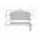 Колодки тормозные дисковые задний для SUBARU FORESTER(SF,SG), IMPREZA(GC,GD,GF,GFC,GG), LEGACY(B13#,BE,BH,BL,BP), OUTBACK(BE,BH) <b>LYNXauto BD-7106</b>