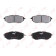 Колодки тормозные дисковые передний для SUBARU LEGACY(B13#,BL,BM,BP,BR), OUTBACK(BM,BR), TRIBECA(B9) <b>LYNXauto BD-7111</b>
