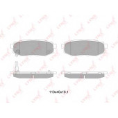 Колодки тормозные дисковые задний для SUBARU BRZ, LEGACY(BM,BR), TRIBECA(B9) <b>LYNXauto BD-7114</b>