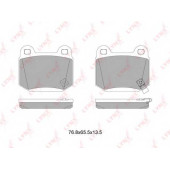 Колодки тормозные дисковые задний для MITSUBISHI LANCER(CJ-CP#,CS#A,CT0) / NISSAN 350 Z(Z33) / SUBARU IMPREZA(G3,GD,GG,GH,GR) <b>LYNXauto BD-7115</b>