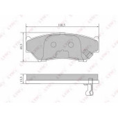 Колодки тормозные дисковые передний для SUZUKI GRAND VITARA(FT), VITARA(ET,TA) <b>LYNXauto BD-7305</b>