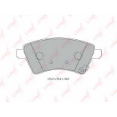 Колодки тормозные дисковые передний для FIAT SEDICI(FY#) / SUZUKI SX4(EY,GY) <b>LYNXauto BD-7313</b>