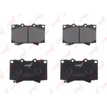 Колодки тормозные дисковые передний для LEXUS LX(UZJ100) / TOYOTA LAND CRUISER 100(FZJ1#, UZJ1#), LAND CRUISER(BJ7#, HZJ7#, KZJ7#, LJ7#, PZJ7#, RJ7#) <b>LYNXauto BD-7503</b>-1