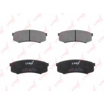 Колодки тормозные дисковые задний для LEXUS GX / MITSUBISHI PAJERO / TOYOTA FJ CRUISER, HILUX, LAND CRUISER 150, LAND CRUISER 90, LAND CRUISER <b>LYNXauto BD-7505</b>-1