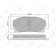 Колодки тормозные дисковые передний для LEXUS RX(MCU15) / TOYOTA KLUGER(#ACU2#,#MCU2#) <b>LYNXauto BD-7506</b>