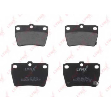 Колодки тормозные дисковые задний для CHERY J11 / TOYOTA RAV 4(ACA2#, CLA2#, SXA1#, XA2#, ZCA2#) <b>LYNXauto BD-7510</b>-1