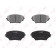 Колодки тормозные дисковые передний для TOYOTA RAV 4(ACA2#,CLA2#,XA2#,ZCA2#) <b>LYNXauto BD-7511</b>