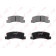 Колодки тормозные дисковые задний для LEXUS ES / TOYOTA CAMRY, CARINA E, CARINA, CELICA, CORONA, HARRIER <b>LYNXauto BD-7521</b>