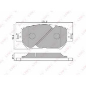 Колодки тормозные дисковые передний для TOYOTA CAMRY(#XV3#,ACV3#,MCV3#) <b>LYNXauto BD-7522</b>