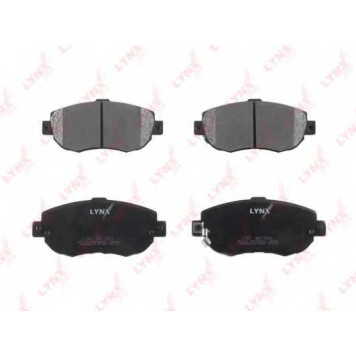 Колодки тормозные дисковые передний для LEXUS GS, IS SportCross, IS, SC / TOYOTA ALTEZZA GITA, ALTEZZA, ARISTO, CHASER, CRESTA, CROWN, MAJESTA, MARK, SUPRA <b>LYNXauto BD-7524</b>-1