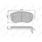 Колодки тормозные дисковые передний для LEXUS GS, IS SportCross, IS, SC / TOYOTA ALTEZZA GITA, ALTEZZA, ARISTO, CHASER, CRESTA, CROWN, MAJESTA, MARK, SUPRA <b>LYNXauto BD-7524</b>