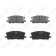 Колодки тормозные дисковые передний для LEXUS RX(GSU3#, MCU3#, MHU3#) / TOYOTA HARRIER(ACU3#, GSU3#, MCU3#, MHU3#), KLUGER(#ACU2#, #MCU2#) <b>LYNXauto BD-7525</b>