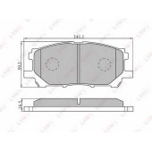 Колодки тормозные дисковые передний для LEXUS RX(GSU3#, MCU3#, MHU3#) / TOYOTA HARRIER(ACU3#, GSU3#, MCU3#, MHU3#), KLUGER(#ACU2#, #MCU2#) <b>LYNXauto BD-7525</b>