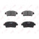 Колодки тормозные дисковые передний для TOYOTA ASCENT, CELICA, COROLLA, MR, PRIUS, YARIS <b>LYNXauto BD-7526</b>