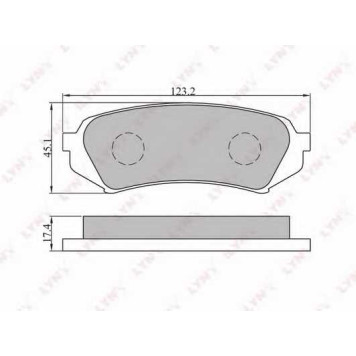 Колодки тормозные дисковые задний для LEXUS LX(UZJ100) / TOYOTA LAND CRUISER 100(FZJ1#,UZJ1#), LAND CRUISER 200(UZJ2#,VDJ2#) <b>LYNXauto BD-7527</b>