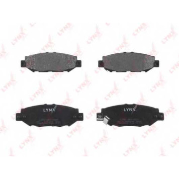 Колодки тормозные дисковые задний для LEXUS GS / TOYOTA ARISTO, CHASER, CRESTA, CROWN, GRANVIA, HIACE, MARK, SUPRA <b>LYNXauto BD-7528</b>-1