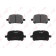 Колодки тормозные дисковые передний для LEXUS ES / TOYOTA AVALON, CAMRY, GAIA, HARRIER, MARK, NADIA, WINDOM <b>LYNXauto BD-7529</b>