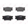Колодки тормозные дисковые задний для LEXUS ES / TOYOTA CAMRY, RAV 4 <b>LYNXauto BD-7532</b>
