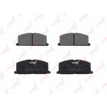 Колодки тормозные дисковые передний для TOYOTA CAMRY, CARINA, CELICA, COROLLA FX, COROLLA, CORONA, MR, PASEO, RAUM, SPRINTER CARIB, SPRINTER, STARLET, TERCEL <b>LYNXauto BD-7533</b>-1