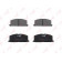 Колодки тормозные дисковые передний для TOYOTA CAMRY, CARINA, CELICA, COROLLA FX, COROLLA, CORONA, MR, PASEO, RAUM, SPRINTER CARIB, SPRINTER, STARLET, TERCEL <b>LYNXauto BD-7533</b>