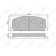 Колодки тормозные дисковые передний для TOYOTA CAMRY, CARINA, CELICA, COROLLA FX, COROLLA, CORONA, MR, PASEO, RAUM, SPRINTER CARIB, SPRINTER, STARLET, TERCEL <b>LYNXauto BD-7533</b>