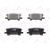 Колодки тормозные дисковые задний для LEXUS RX(GSU3#, MCU3#, MHU3#) / TOYOTA HARRIER(ACU3#, GSU3#, MCU3#, MHU3#), KLUGER(#ACU2#, #MCU2#) <b>LYNXauto BD-7534</b>