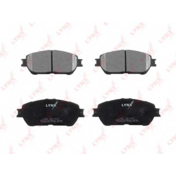 Колодки тормозные дисковые передний для LEXUS ES(MCV#,VZV#) / TOYOTA ALPHARD(ANH1#,ATH1#,MNH1#), PREVIA(ACR3#,CLR3#,MCR3#), WINDOM(MCV3#) <b>LYNXauto BD-7537</b>-1