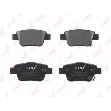 Колодки тормозные дисковые задний для TOYOTA AVENSIS(T25, T25#), COROLLA(CDE12#, R1#, ZDE12#, ZER#, ZZE12#) <b>LYNXauto BD-7539</b>-1