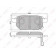 Колодки тормозные дисковые задний для LEXUS CT / SUBARU TREZIA / TOYOTA AURIS, COROLLA RUMION, COROLLA, IQ, PRIUS PLUS, PRIUS, URBAN CRUISER, VERSO S, YARIS <b>LYNXauto BD-7543</b>
