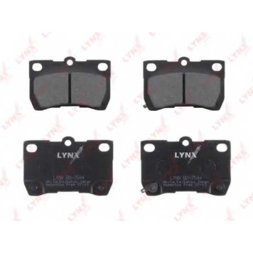 Колодки тормозные дисковые задний для LEXUS GS(GRS19#, GWS19#, URS19#, UZS19#), IS(ALE2#, GSE2#, USE2#) <b>LYNXauto BD-7544</b>-1
