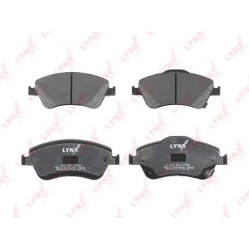 Колодки тормозные дисковые передний для TOYOTA AURIS(ADE15#, NDE15#, NRE15#, ZRE15#, ZZE15#) <b>LYNXauto BD-7546</b>-1